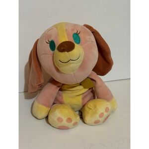 Disney Parks Lady and The Tramp Weighted Stuffed Animal Toy Excellent Cond